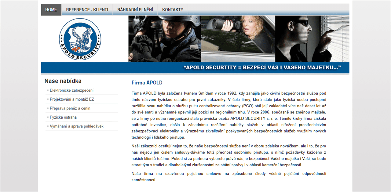 APOLD SECURITY s.r.o. Plzeň